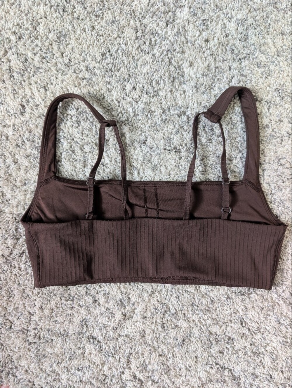 Vuori Brown Inversion Rib Bra - Picture 2 of 5